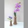 Vase slicy fleur design made in france atelier thorey MDF bois verre fleurs découpe laser