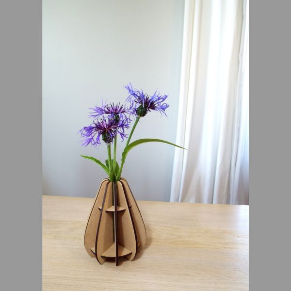 Mini vase Goutte en bois - atelier thorey made in france
