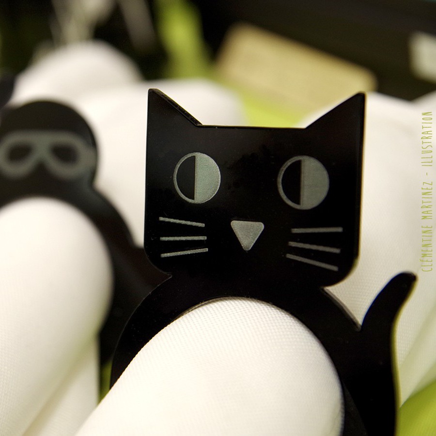 Ronds De Serviette Chats Atelier Thorey Ronds De Serviette Chats Atelier Thorey