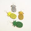 Coloris boucles d'oreilles ananas