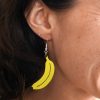 Boucles d'oreilles bananes