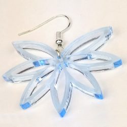 Boucle-oreille-lotus-plexiglas-light-blue