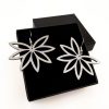 boucle-oreille-lotus-bois argent