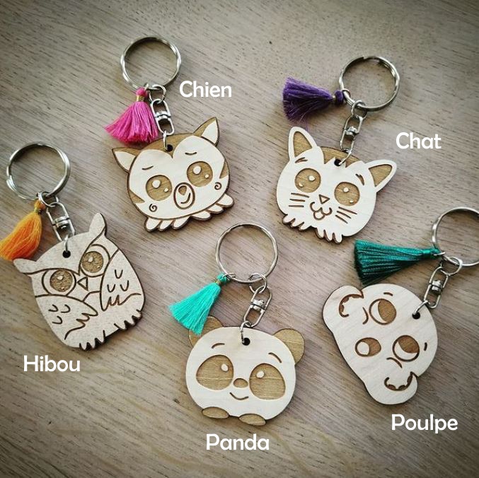 Porte-clés Animaux Kawaii : Atelier Thorey