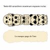 Marque page en bois totem animaux kawaii à personnaliser