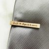 Pince à cravate en bois à personnaliser